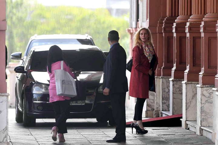 Karina Milei, secretaria general de la Presidencia, la sorpresiva ausencia de la cadena nacional. Foto Télam