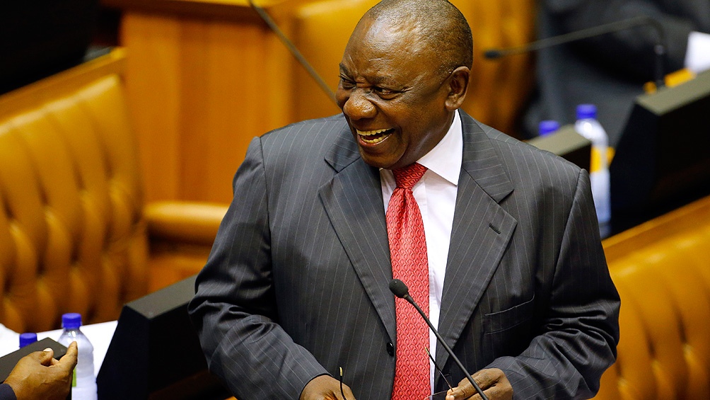 Cyril Ramaphosa actual presidente sudafricano