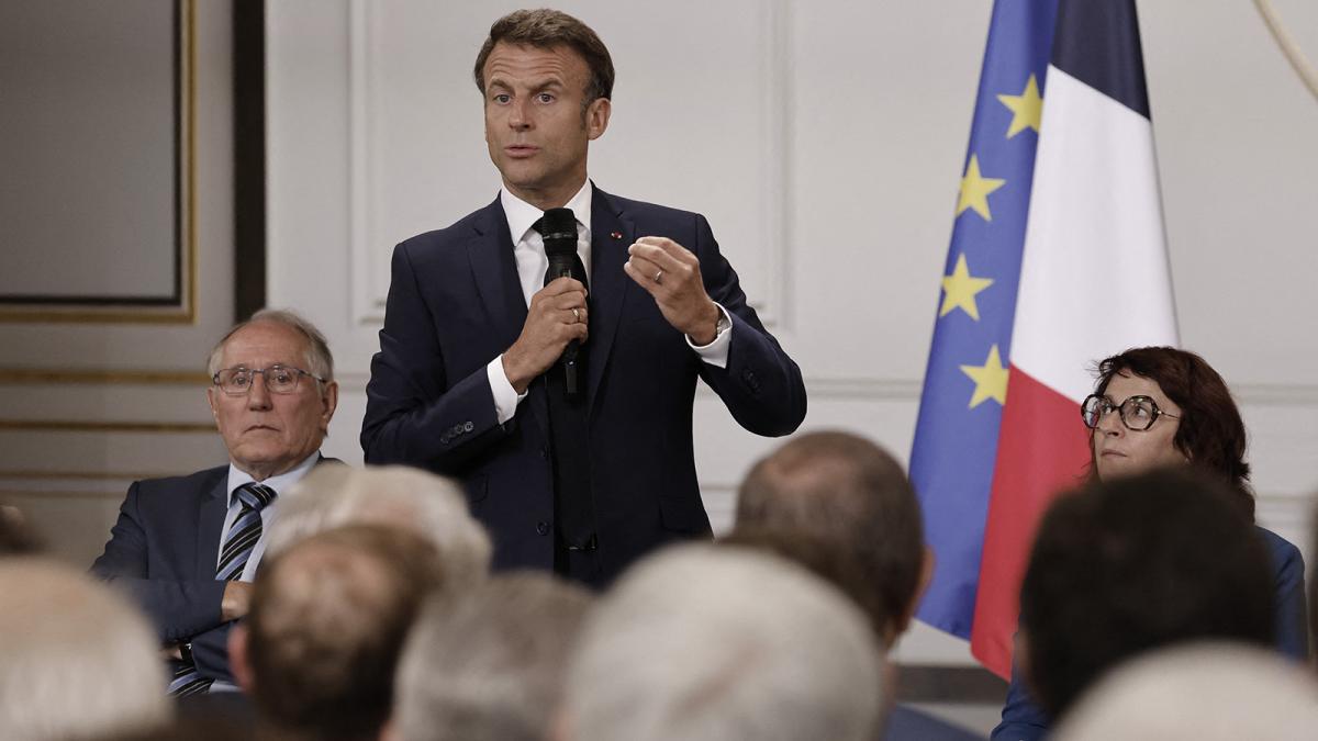 Macron pretende un rearme de Francia a partir de la tasa de poblacin Foto AFP archivo