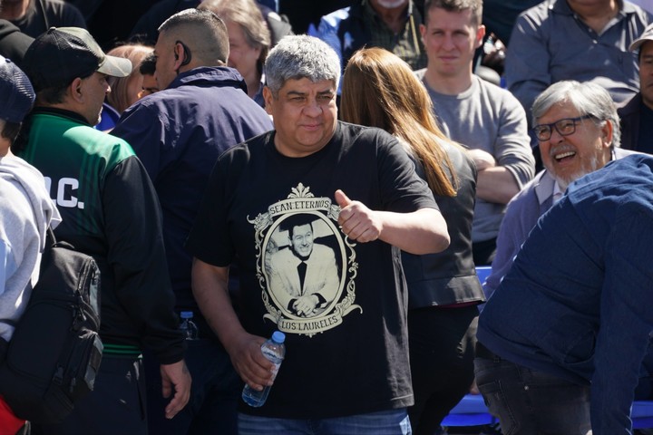 "El último muro de contención en defensa de los trabajadores es la CGT", sostuvo Moyano. Foto: Juano Tesone 