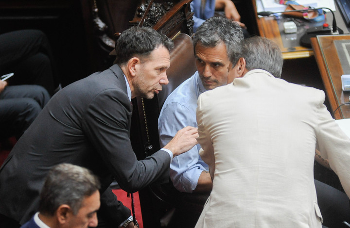 Martín Menem, en el tratamiento del proyecto.  Foto: Federico López Claro.
